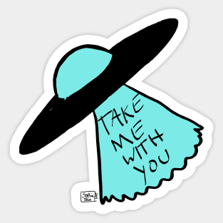 Take Me With You Sticker